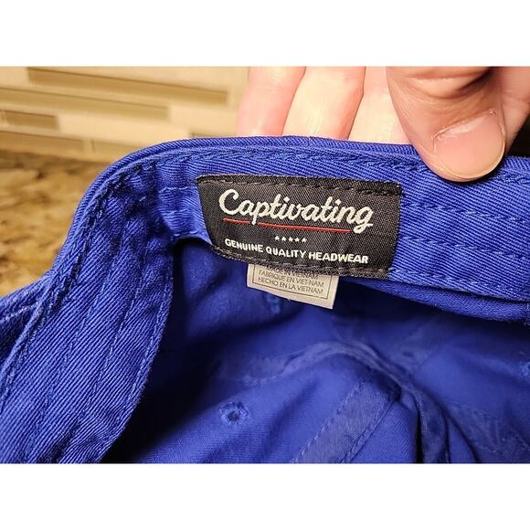 Florida Gators Hat one size NCAA Football Blue Cap Adjustable Strapback College - Picture 7 of 9